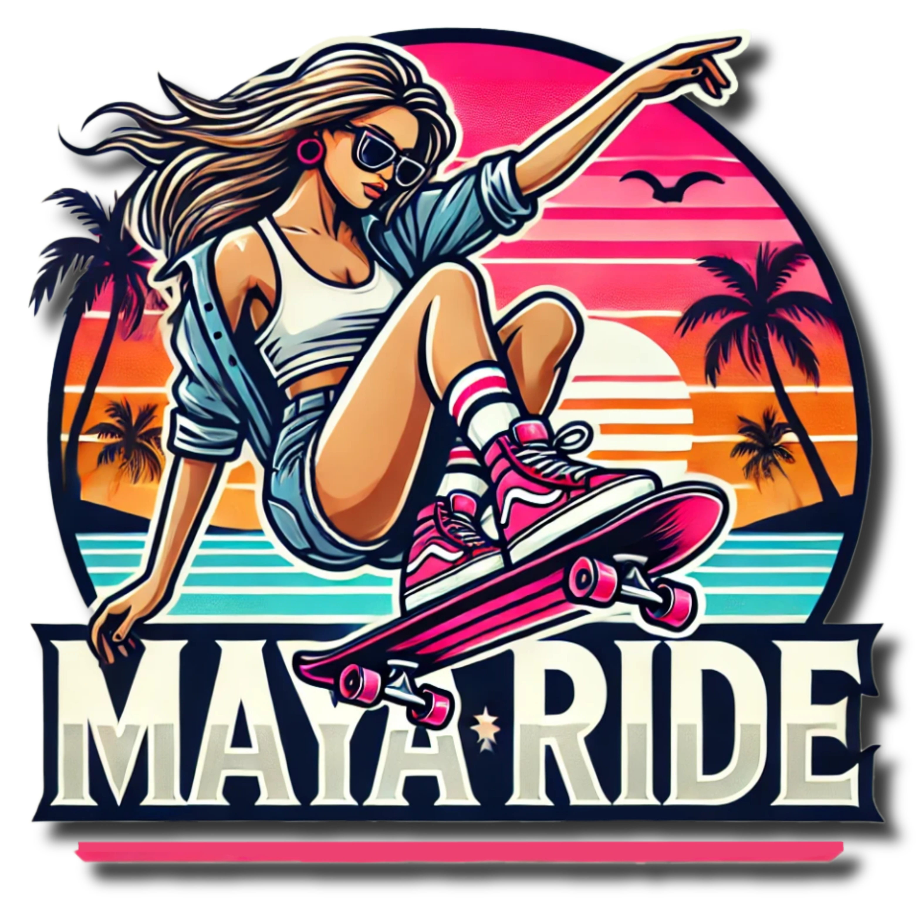 Maya Ride Logo