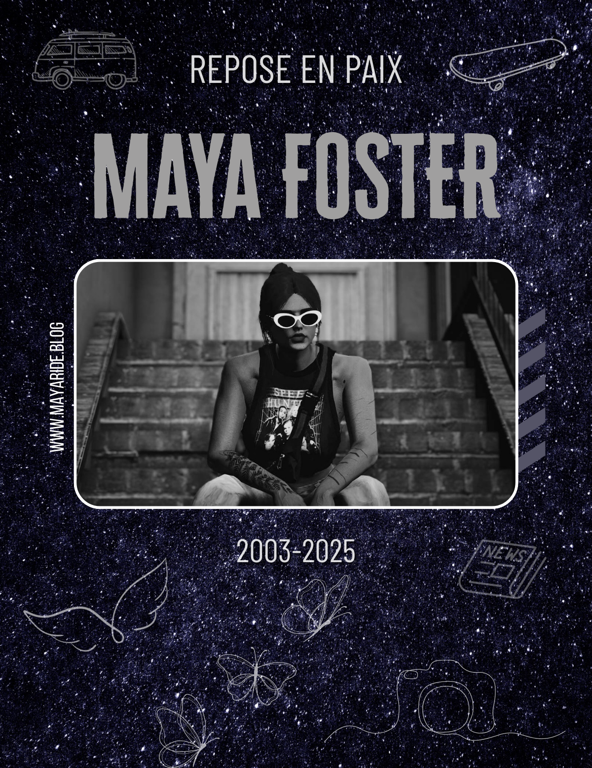 Repose en paix, Maya Foster